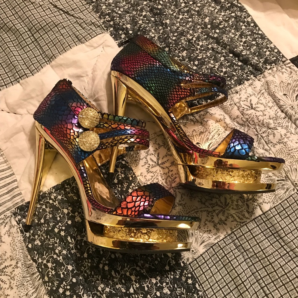 Rainbow Heels